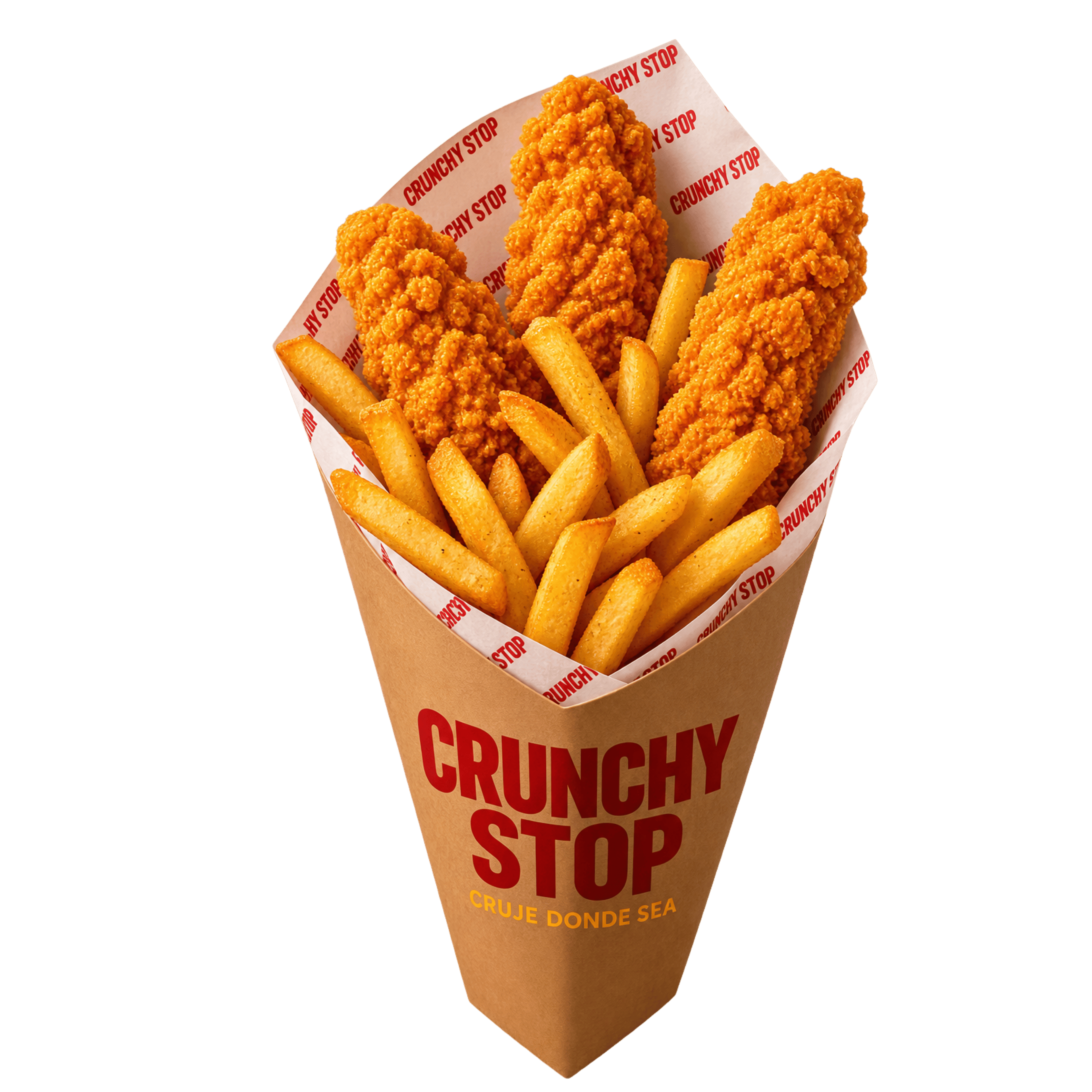 Tenders y papas Crunchy Stop
